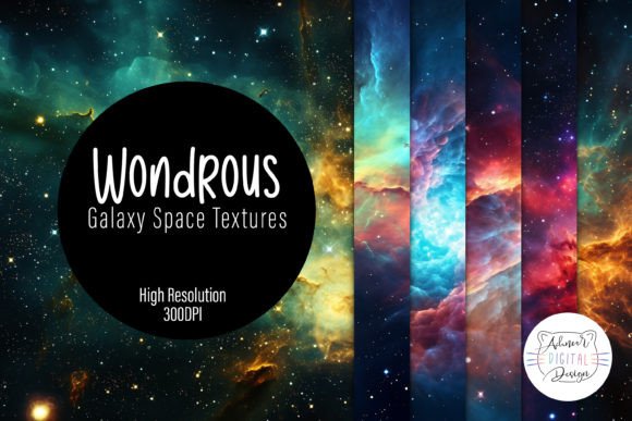 Wondrous Galaxy Space Textures