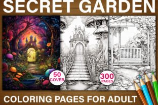 300 Secret Garden Coloring Pages for KDP Graphic by Asma Store ...