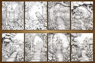 300+ Secret Garden Coloring Pages Graphic by Asma Store · Creative Fabrica