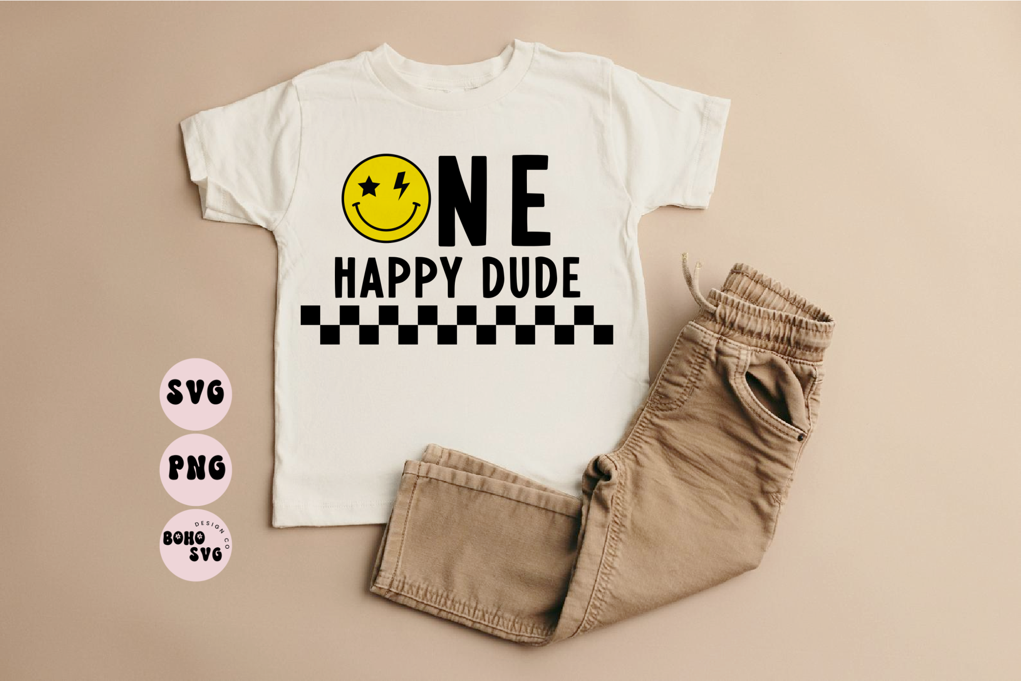 One Happy Dude First Birthday Svg Png