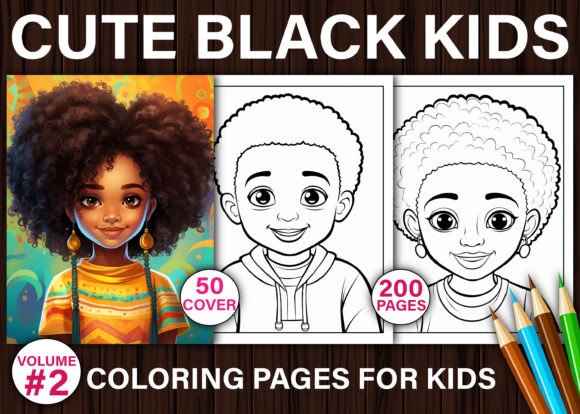 200+ Black Kids Coloring Pages for Kids