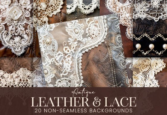 Antique Lace Aged Western Cowboy Leather