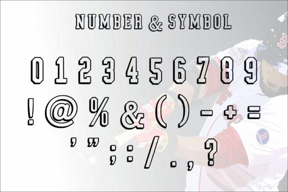 Baseball Basic Font - Preview 5