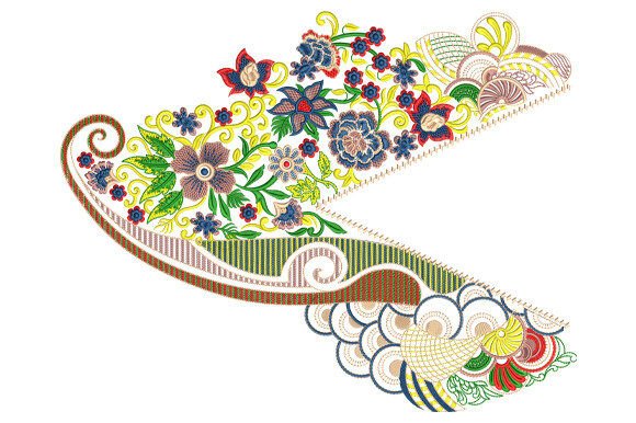 Floral Neckline