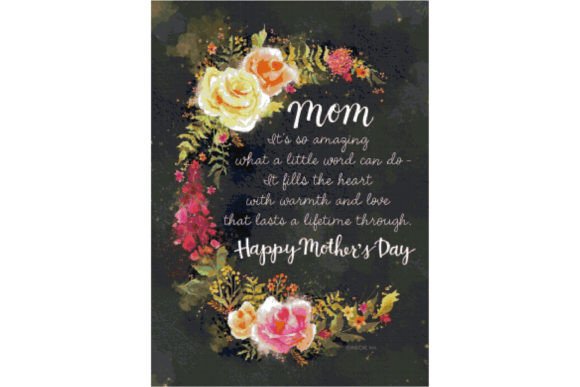 Mothers Day Counted Cross Stitch Pattern