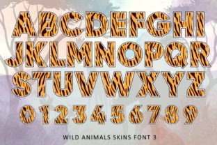 Wild Animals Skins Font by Font Craft Studio · Creative Fabrica