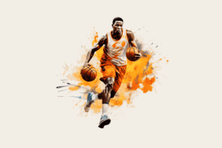 Watercolor Basketball Clipart Graphic by Abdel designer · Creative Fabrica
