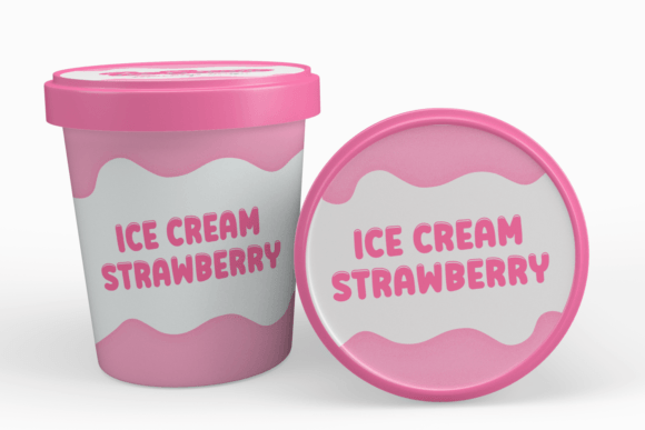 Candy Sweet Sugar Font PNG with transparent background - Preview 1