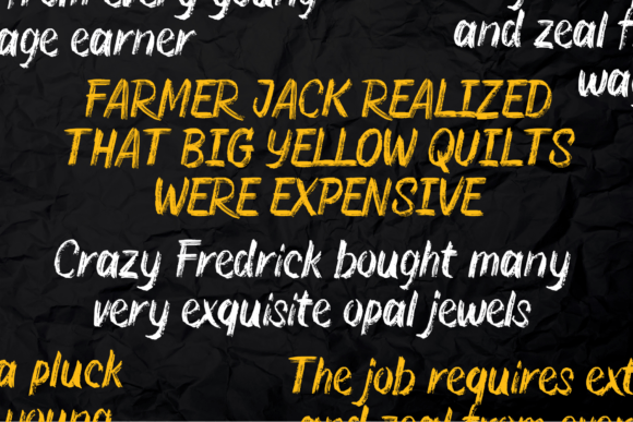 Dead Brush Font - Preview 4