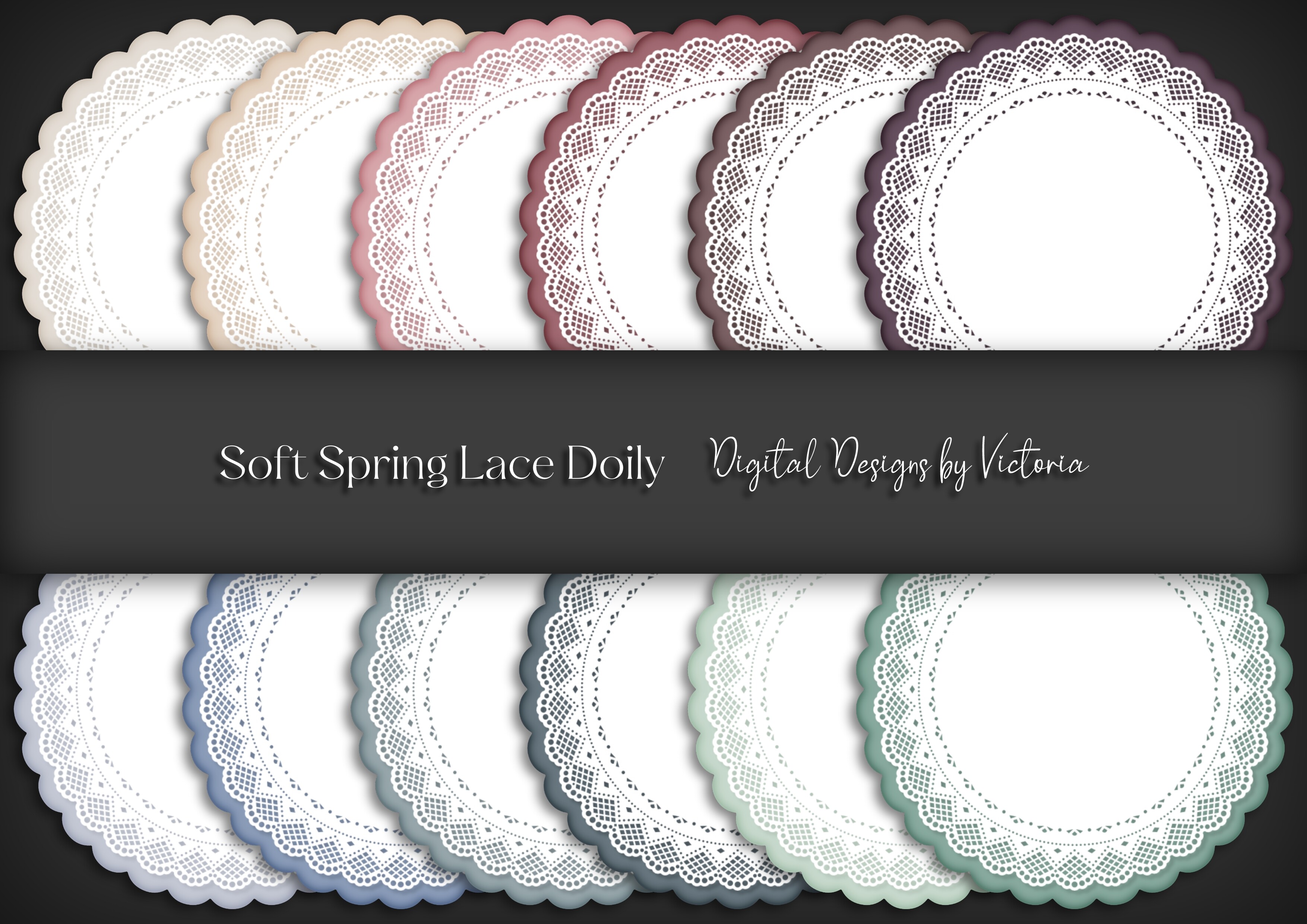 Soft Spring Lace Doily