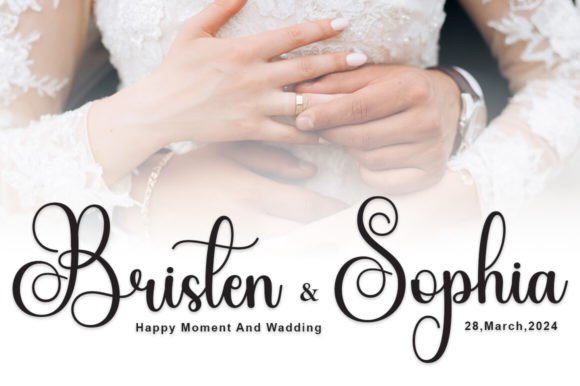 Bride Font - Preview 1
