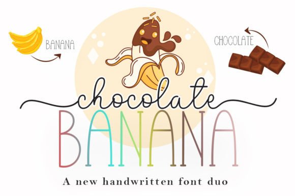 Butter Cake Duo Font PNG with transparent background - Preview 1