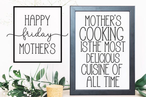 Butter Cake Duo Font PNG with transparent background - Preview 5