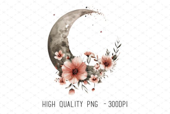 Purple Flower Floral Watercolor Clipart Graphic by ArtCursor · Creative ...