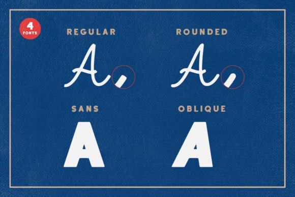 Delta Lake Font Font - Preview 1