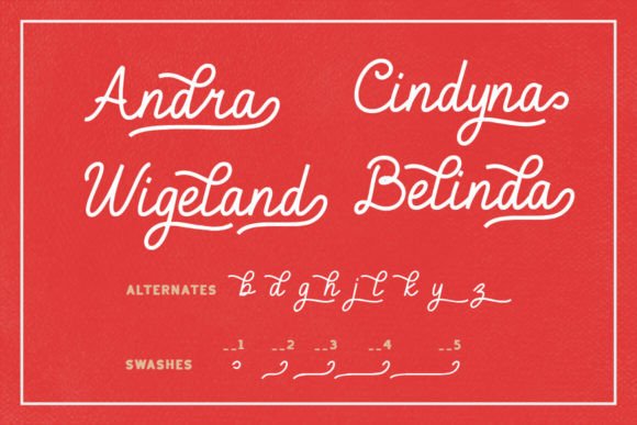 Delta Lake Font Font - Preview 2