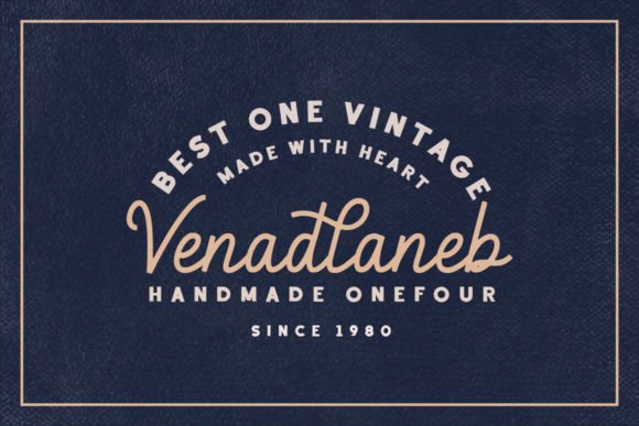 Delta Lake Font Font - Preview 3