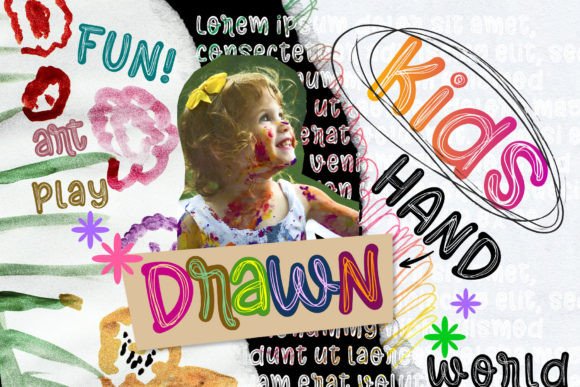 Hand Drawn Font - Preview 1