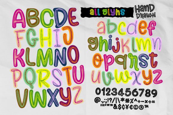 Hand Drawn Font - Preview 6