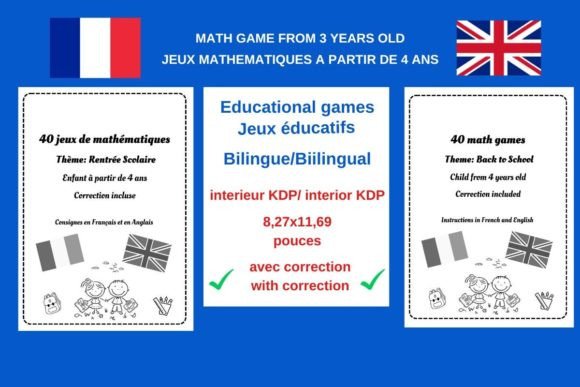 Math Games Theme Back to School (French)