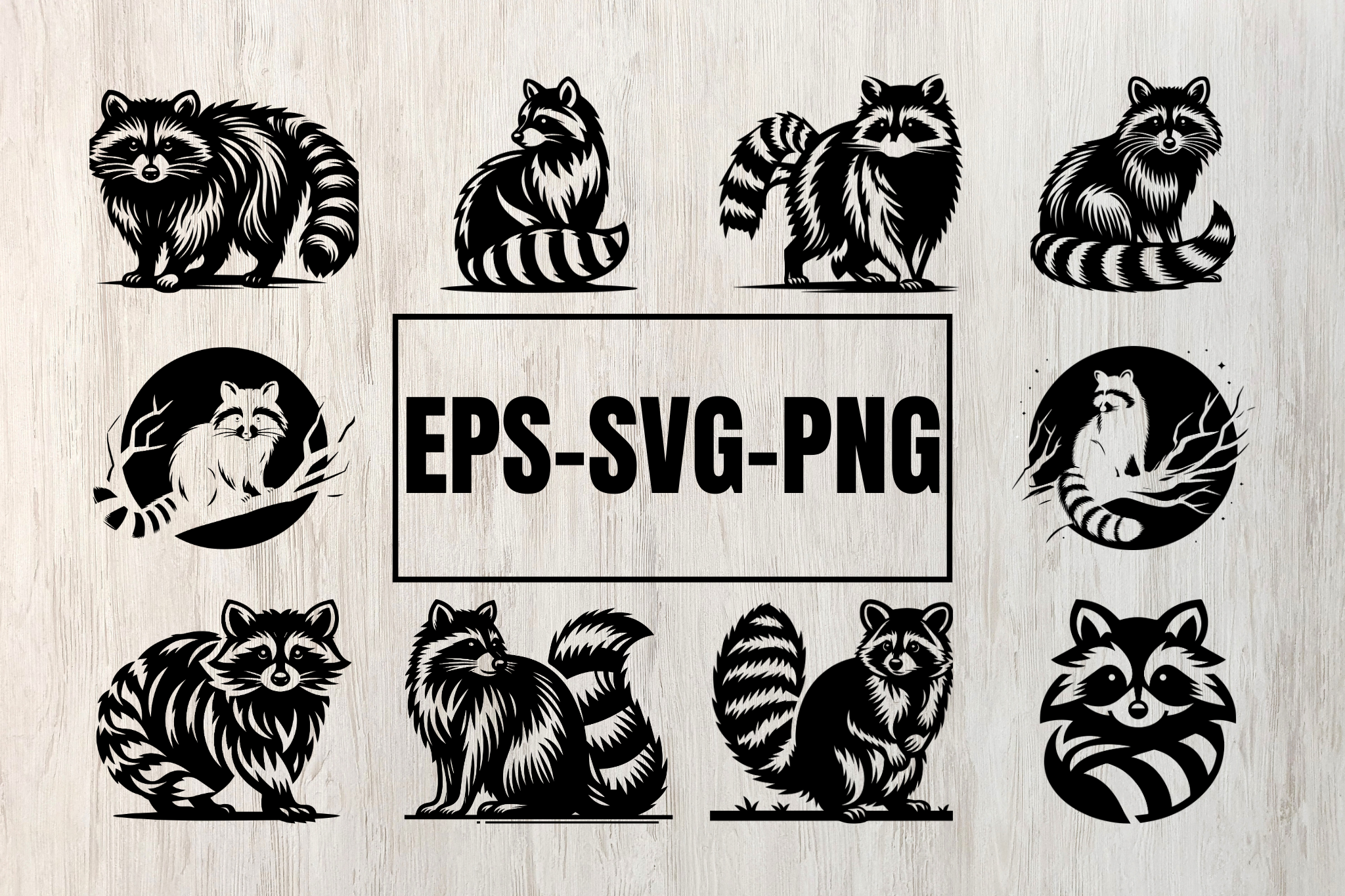 Rascal Svg Raccoon SVG Bundle, Raccoon Svg Graphic by craftsmaker · Creative Fabrica
