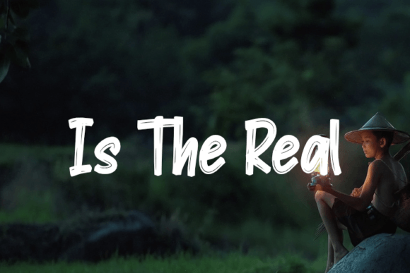 Rocky Brush Font PNG with transparent background - Preview 3
