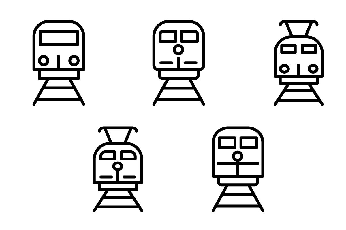 Train Icon Graphic by zAe · Creative Fabrica