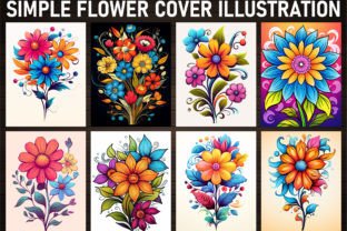 300 Simple Flower Coloring Pages for KDP Graphic by Creativetee ...