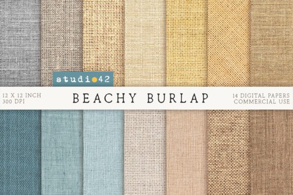 Beach Burlap Texture Backgrounds