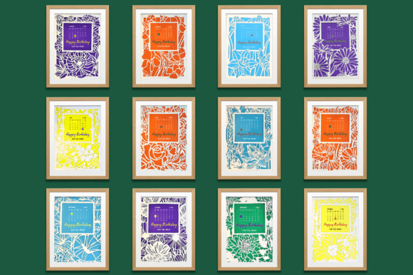 Beautiful Birth Month Flowers Calendar