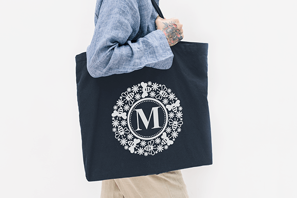 Bee Flower Monogram Font - Preview 5