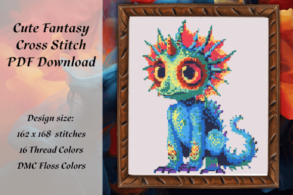 Cute Fantasy Cross Stitch