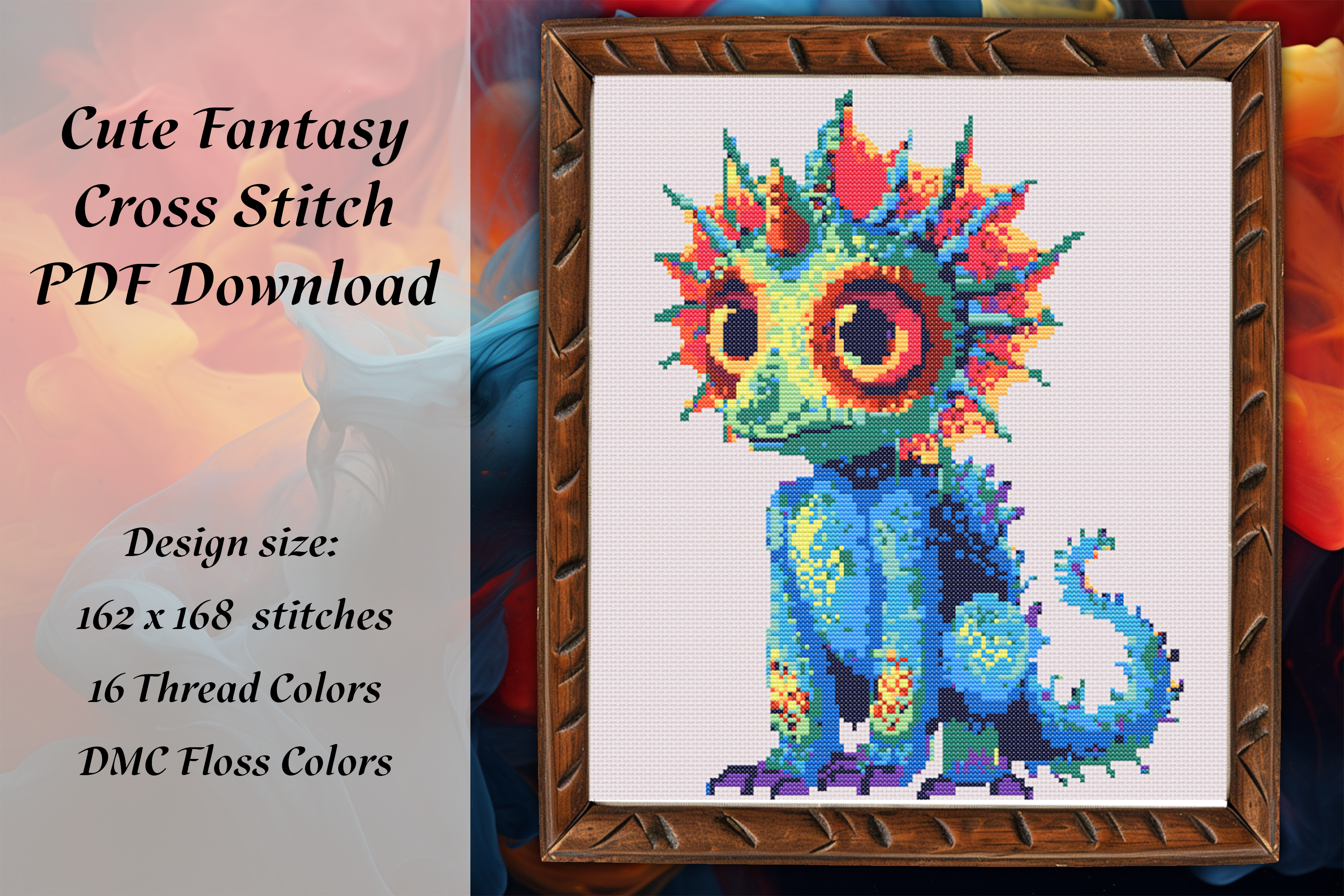 Cute Fantasy Cross Stitch