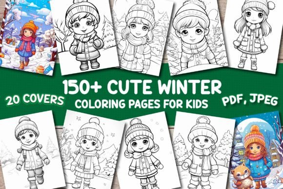 Cute Winter Coloring Pages