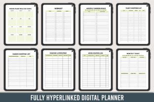 Digital Garden Planner Canva Template Graphic by KDPMart · Creative Fabrica