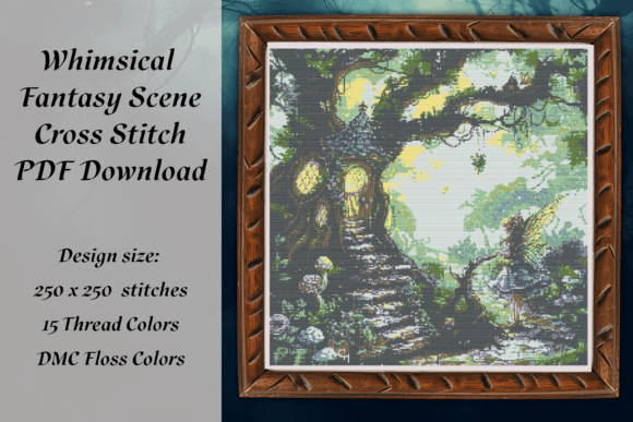 Fairy Fantasy Cross Stitch