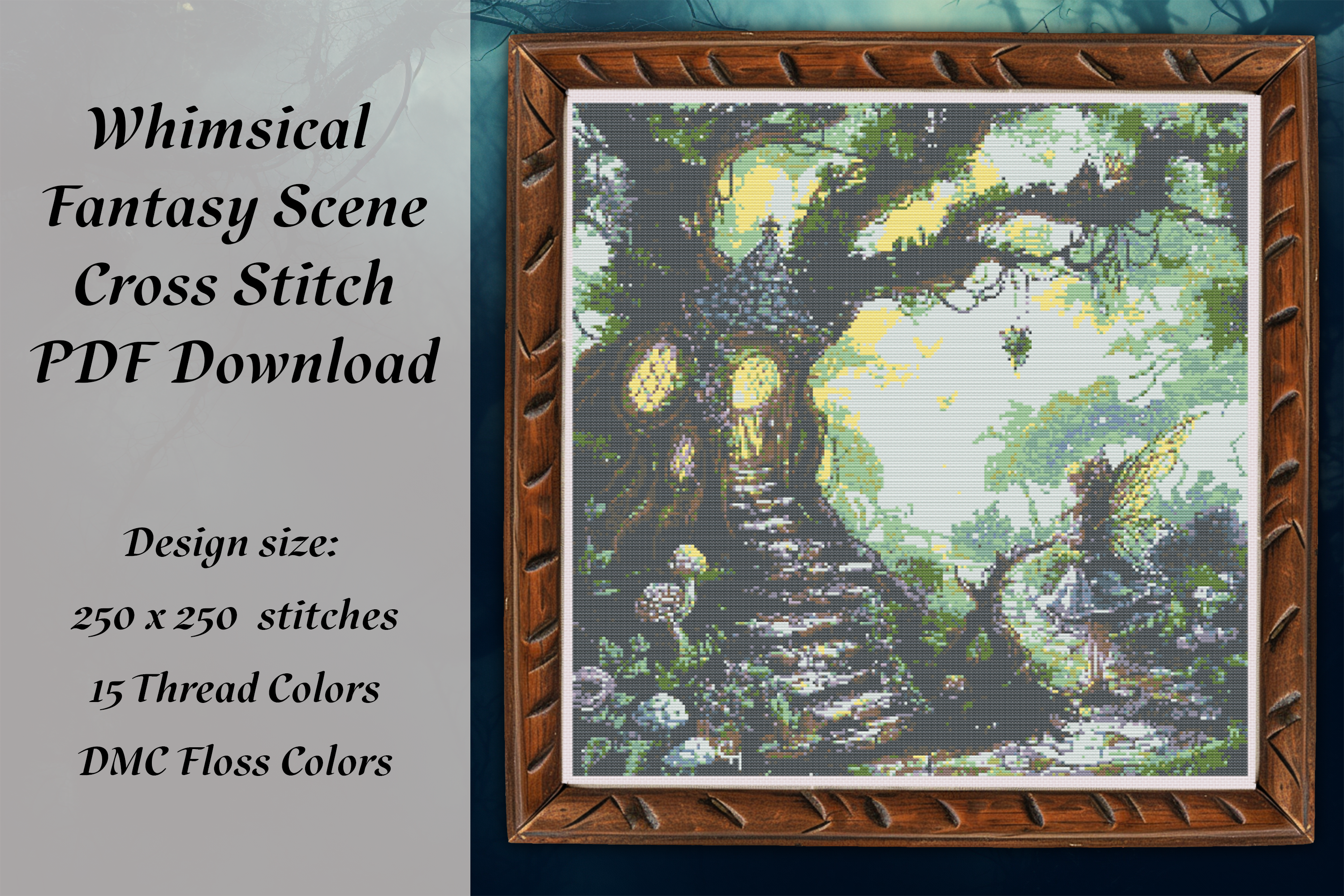 Fairy Fantasy Cross Stitch