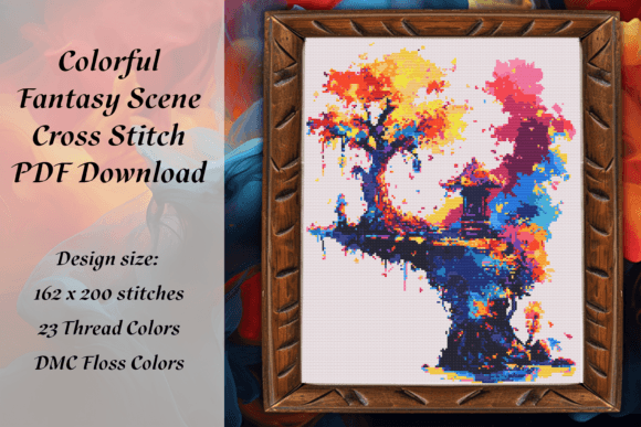 Fantasy Tree Cross Stitch