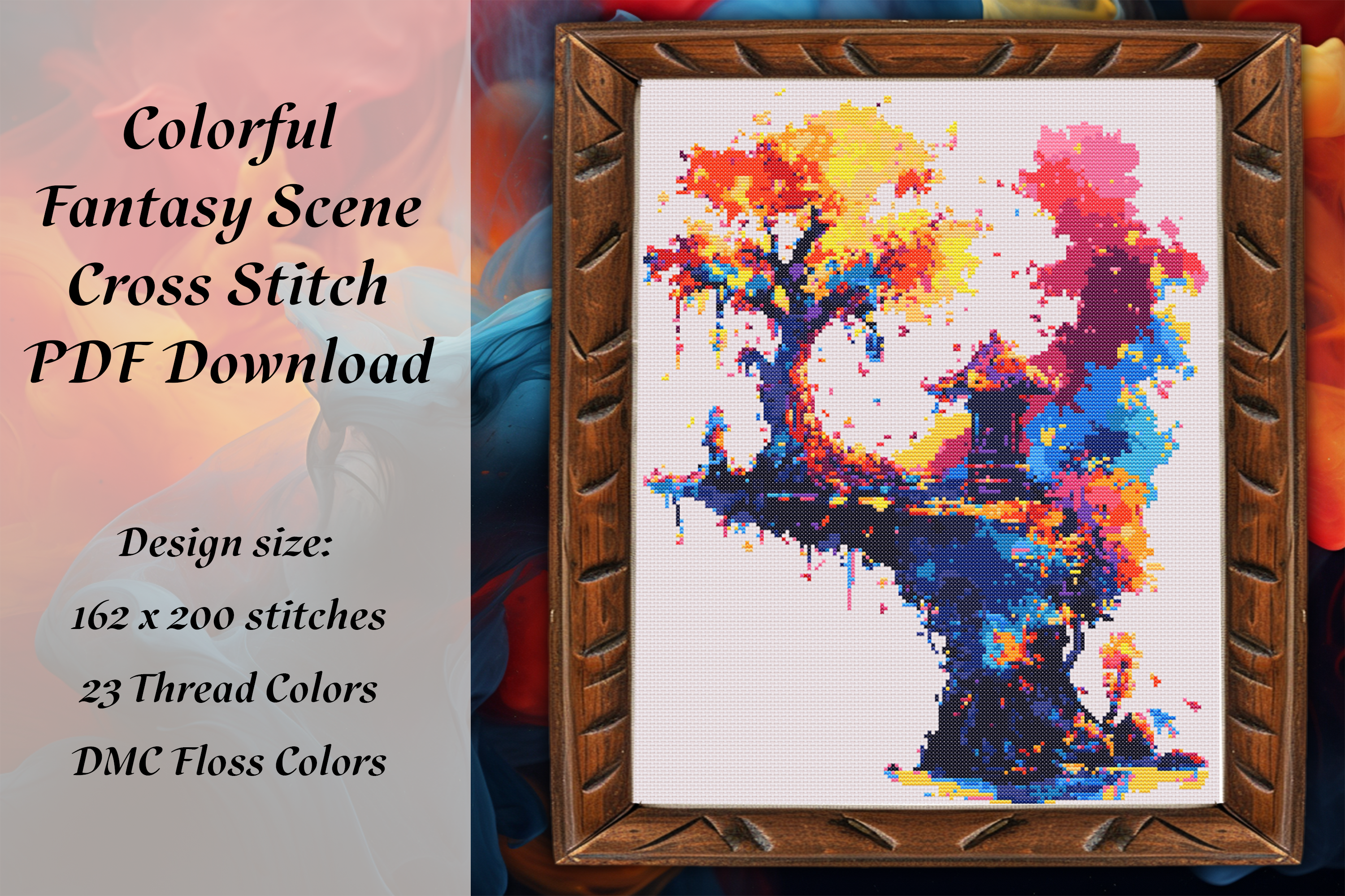 Fantasy Tree Cross Stitch