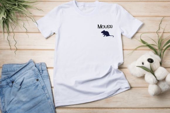 Naughty Mouse Font PNG with transparent background - Preview 4
