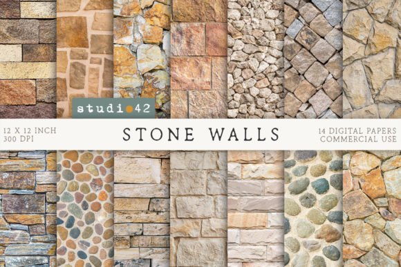 Stones Background Digital Papers
