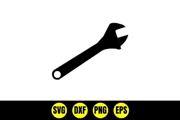 Wrench Silhouette Svg Graphic Crafts By boy.banana