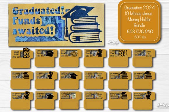 Graduation Money Holder Svg Gift Graphics