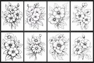 300 Simple Flower Coloring Pages for KDP Graphic by Asma Store ...