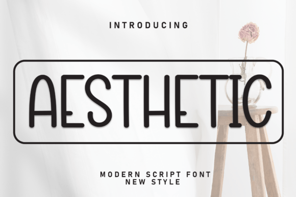 Aesthetic Sans Serif Font By andikastudio
