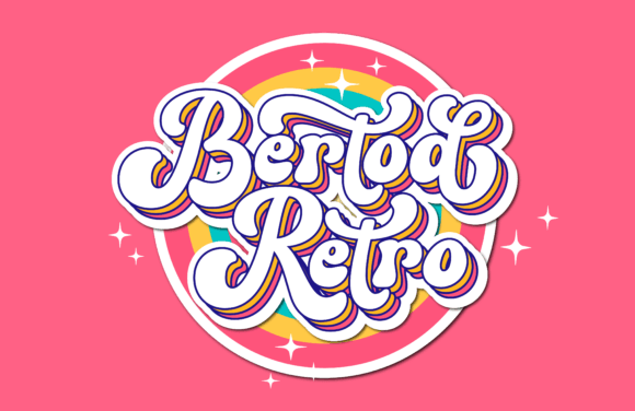 Bertod Retro Font - Preview 1