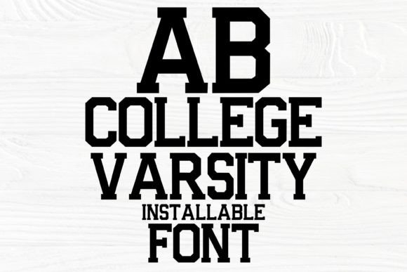 College Varsity Font - Preview 2