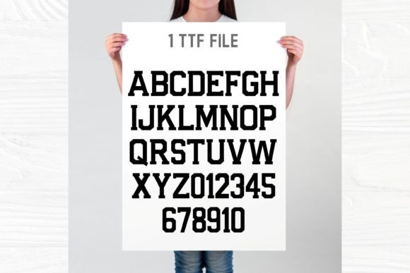 College Varsity Font - Preview 3