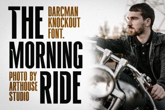 Darcman Knockout Font - Preview 2