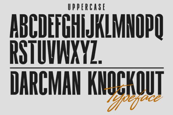 Darcman Knockout Font - Preview 3